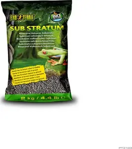 Terrarium Substrate Exo Terra Sub Stratum Bioactive Volcanic, for frogs, 2 kg