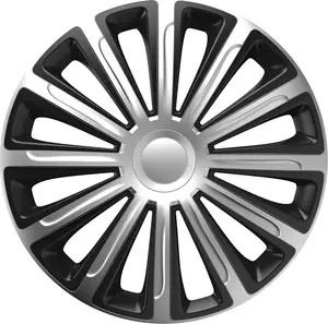 Wheel hubcap Versaco Trend 15" silver/black, 1 piece