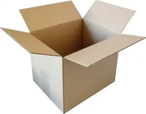 Cardboard Packing Box Office Products folding flap, lockable, 220×140×160 mm, gray