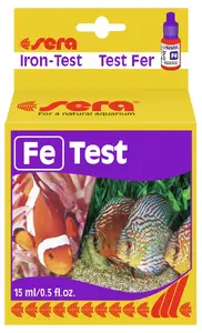 Реагент для водного теста sera Iron-Test (Fe) — измерение железа, 0.015 л, подвесная упаковка