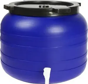 Plastic Barrel 100 L Round with Tap, No name, model SU-B-100L+KR