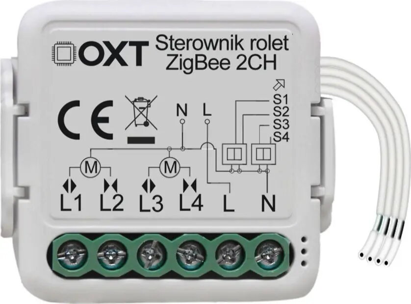 Mini vadības modulis 2 žalūzēm OXT