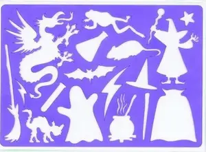 Stencil set KOH-I-NOOR Szablon Czary (Magic) model 238716 — drawing and crafting templates