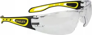 Protective safety glasses STANLEY SYE17 clear lens, wraparound design