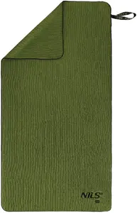 Mikrošķiedras dvielis Nils Extreme NCR15 militārs haki 120x60 cm