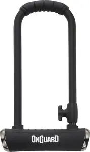 U‑atslēga ONGUARD PitBull Mini LS X-SERIES 8007 — 14 mm stienis, 90×240 mm, 5 kodētas atslēgas