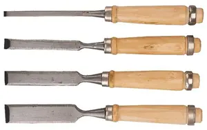 Chisel set Top Tools 09A320, 3 pcs, sizes 6–24 mm