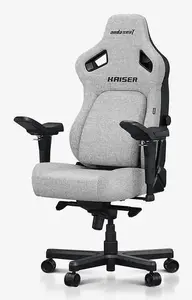 Gaming armchair Anda Seat Kaiser 4 — Upholstered seat, Grey, max load 120 kg, height 134 cm