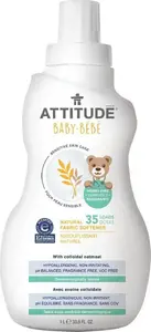 Mīkstinātājs Attitude Sensitive Skin Baby 1 l — hipoalerģisks skalojamais līdzeklis bērnu veļai
