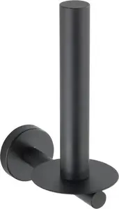 Toilet Paper Holder Wenko Bosio 8 x 18 cm stainless steel matte black