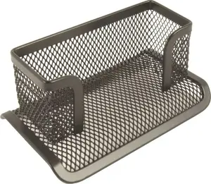 Business card holder Tetis model AA099TET black — desktop organizer for cards