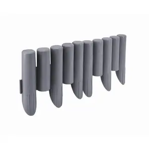 Garden edging AWTools AW60422, metal strips set, 8 pieces, total weight 2 kg