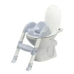 Tualetes trenažieris Abakus Thermobaby 7130 – polipropilēna podiņš, pelēks, 205×345×405 mm