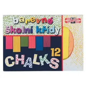 Writing chalk KOH-I-NOOR H112506, multicolour, pack of 12 pieces