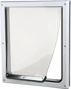 Качающаяся дверь для собак Trixie TX-3877 XS–S для дверей 19–32 мм, белая