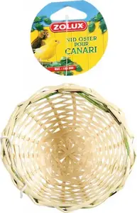 ZOLUX wicker nest/plug for canary 33581 – woven wicker bird nest accessory
