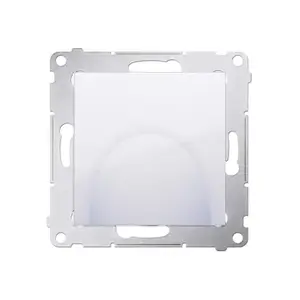 Розетка Kontakt-Simon DPK1.01/11 белая, пластиковый корпус, IP20, 75×75×55 мм