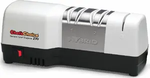 Electric and Manual Knife Sharpener ChefsChoice CC-270 Hybrid 270 Diamond Hone — 2-stage sharpening, diamond abrasives
