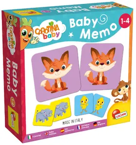Настольная карточная игра Lisciani Memory 80052 — мемори для детей от 1 года