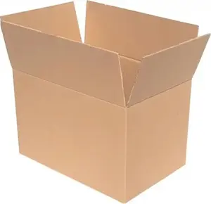 Packing box OFFICE PRODUCTS closed corrugated cardboard flap 314×244×200 mm gray