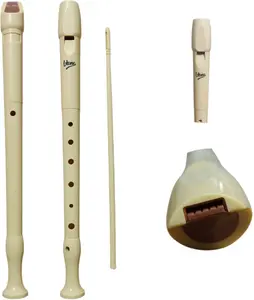 V-tone soprano recorder FL P2 — straight fingering, ivory-colored