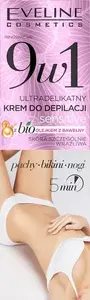 Depilatory Cream Eveline Sensitive 9in1 125 ml — for underarms, bikini, legs