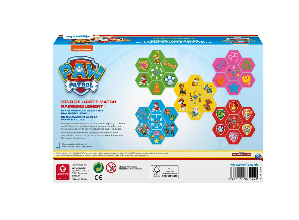 Galda spēle Cartamundi Shuffle Paw Patrol - Match Photo 4