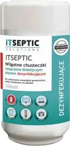 Tīrīšanas un dezinfekcijas salvetes e5 ITseptic 100 gab. maza tūbiņa RE00296