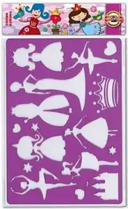 KOH-I-NOOR Szablon Księżniczki stencil by KOH-I-NOOR, model WIKR-918547