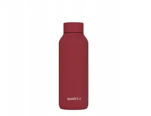 Nerūsējošā tērauda termobraukis QUOKKA Solid 510 ml — Firebrick Red