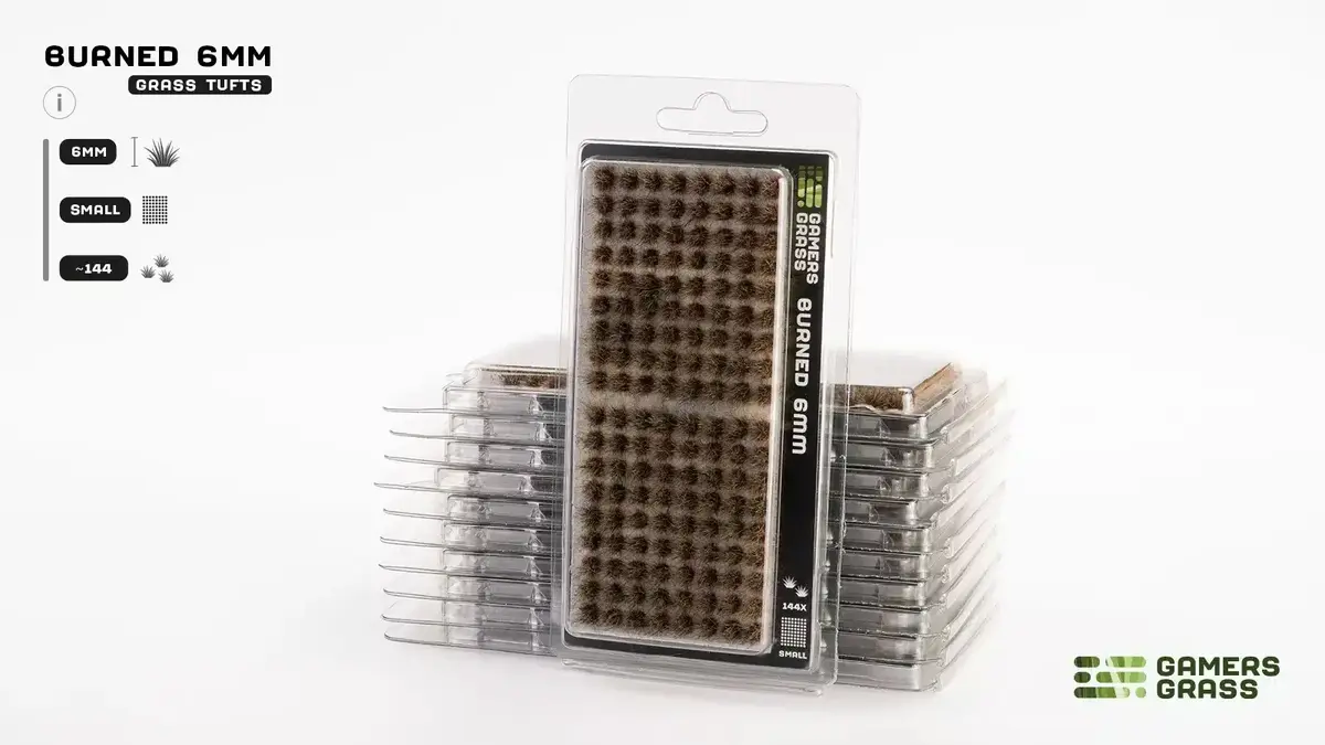 Gamers Grass GG6-BUR scale model plants — 144 pcs Photo 2