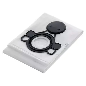 Dust bag for drum vacuum Sourcing FS-F VC/E 21–26 L, compatible, pack of 5, black/white