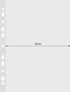 Document Sleeves Donau A4, polypropylene (PP) expanded, 120 µm, crystal, pack of 25