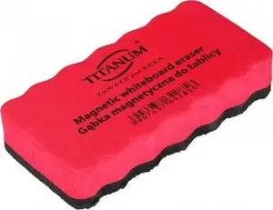 Magnetic Cleaning Sponge Titanum model 397790, red