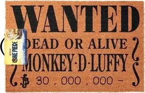 Durvju paklājs No name Monkey D. Luffy (40 x 60 cm) — One Piece tematikas paklājs