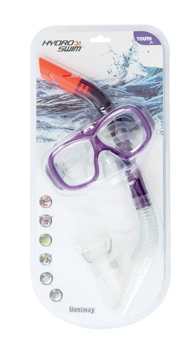 Полнолицевая маска Bestway Hydro Swim Pike Set Photo 4
