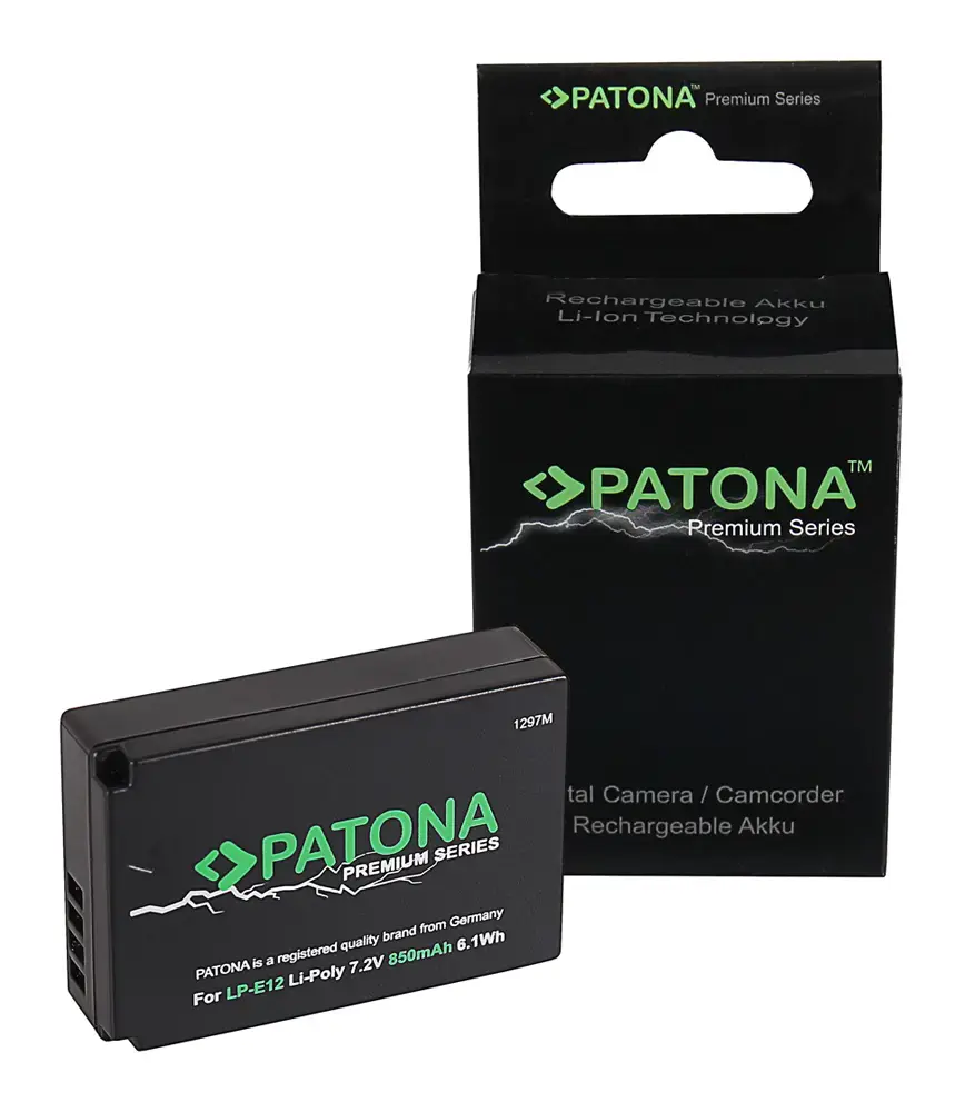Kameras akumulators PATONA 1297 LiPo 850 mAh Photo 5