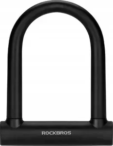 Велозамок U-Lock RockBros 1024496 — усиленный на ключ, чёрный