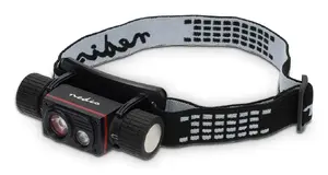 Headband flashlight Nedis LHLR10WBK — LED 10W, Li-Ion 2600mAh, USB, IPX8 (waterproof to 32 m)