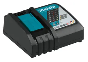 Зарядное устройство Makita DC18RC AC для Li‑Ion 14,4–18 В, для помещений, чёрное