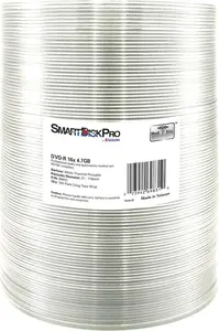 Оптический диск SmartDisk DVD‑R 4.7GB 16x белый термопечать 12 см, упаковка 100 шт.