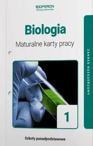 Тетрадь для занятий Operon Biologia LO 1 — Maturalne karty pracy ZR (2019)