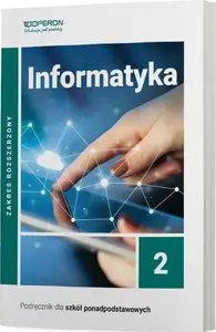 Учебник Operon Informatyka LO 2 Подручник ZR издание 2020, ISBN 9788366365056