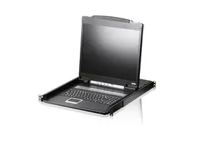 Rack console ATEN CL1000N 48.3 cm (19") LCD 1U, French AZERTY keyboard, AC & KVM cables