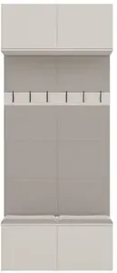 Шкаф GoodHome HAGA II 2W Kaszmir — двухдверный шкаф напольный, отделка Kaszmir