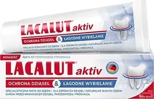 Toothpaste Lacalut Aktiv gum protection & gentle whitening 75 ml