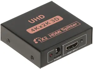 HDMI splitter No name HDMI-SP-1/2KF-V2 — 1 input to 2 outputs, passive HDMI distribution