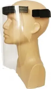 Protective face shield No name model 100 pcs, adjustable, reusable