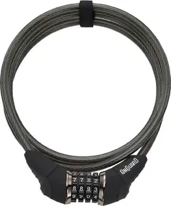 Bike cable lock ONGUARD Akita X-SERIES 8042 — 10 mm thickness, 185 cm length, combination lock