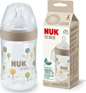 Бутылочка Nuk 260 мл, полипропилен (PP), соска размер M, модель 10742005